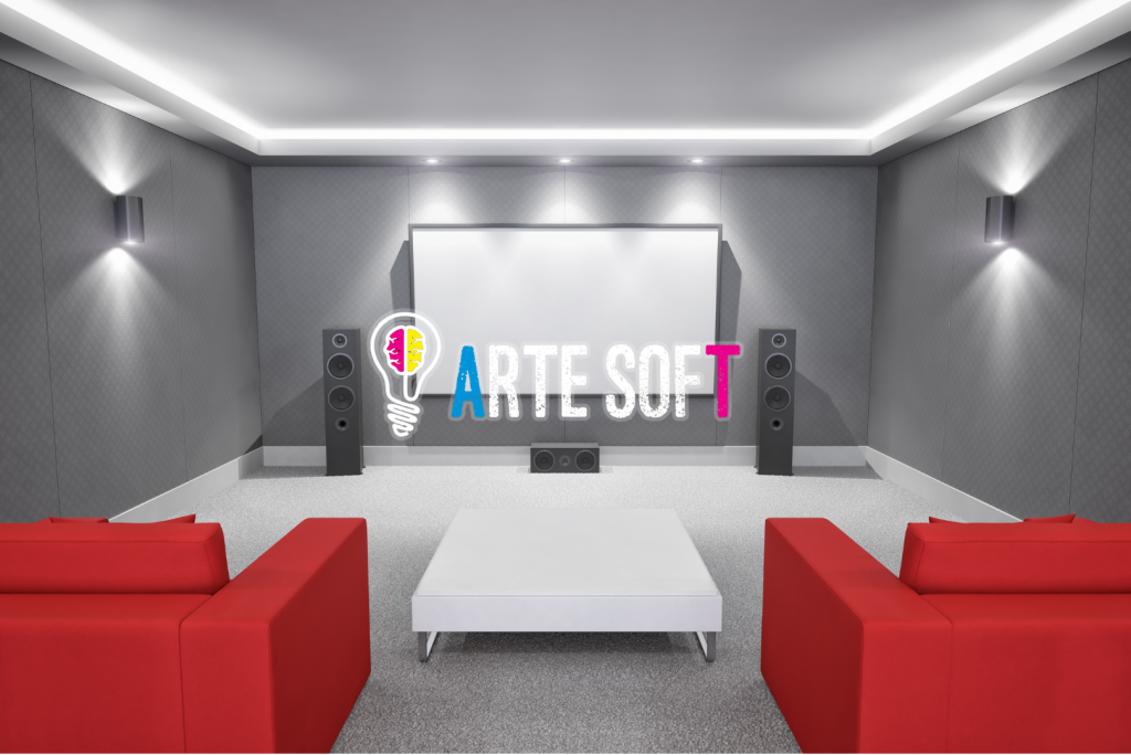 Perfect acoustic setup for home theater installation