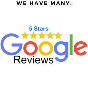 We have many 5 star google reviews