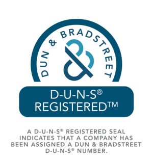 We are a registered Dunn & Bradstreet Company